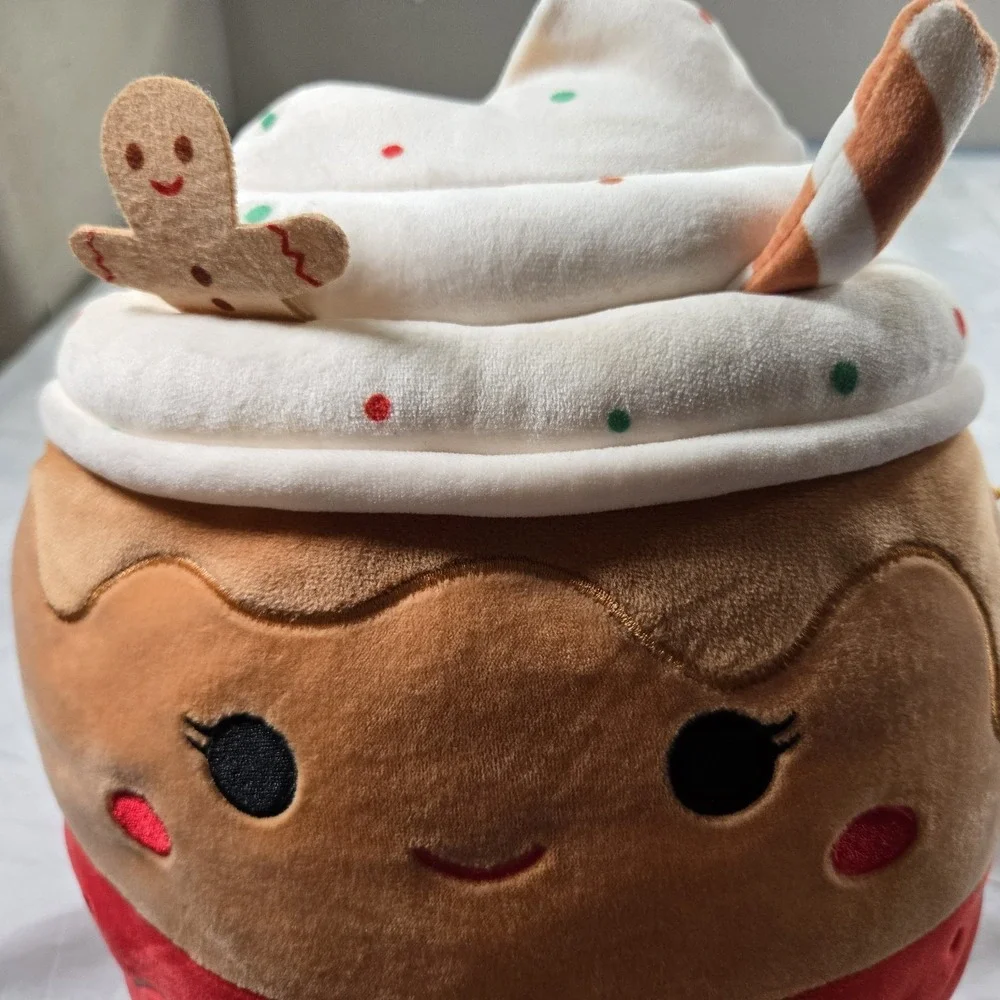 RARE Squishmallows Ginger Gingerbread Latte 11